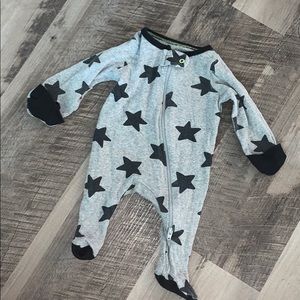 Newborn - cloud island footed onesie